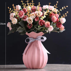 Light luxury high-grade vase simulation flower arrangement living room table