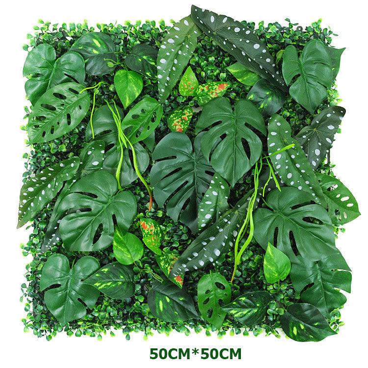 Tropical Rainforest Simulated Plant Wall Decoration Wedding and Shopping Mall