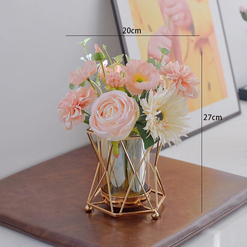 Living Room Home Decorations Plastic Flowers Indoor Table Flower Arrangement