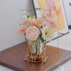 Living Room Home Decorations Plastic Flowers Indoor Table Flower Arrangement