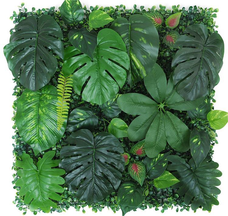 Tropical Rainforest Simulated Plant Wall Decoration Wedding and Shopping Mall