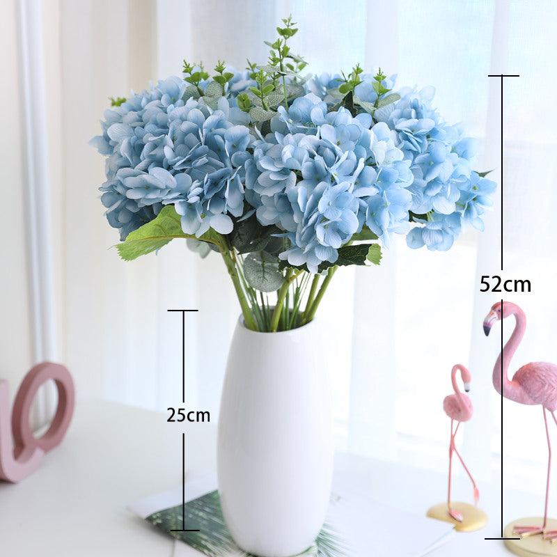 Simulation flower hydrangea bouquet arrangement home living room table arrangement flower