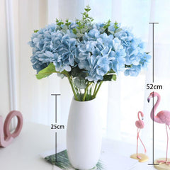 Simulation flower hydrangea bouquet arrangement home living room table arrangement flower