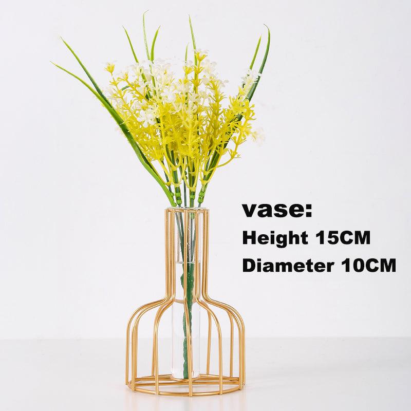 Simulated flower minimalist table decoration