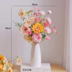 Living Room Home Decorations Plastic Flowers Indoor Table Flower Arrangement