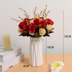 Morandi series simulation flowers modern living room bouquet