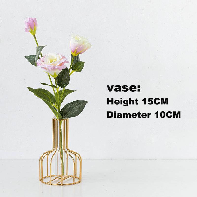 Simulated flower minimalist table decoration