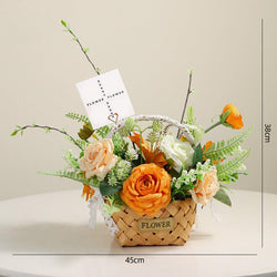 Faux Flowers Bedroom Decorations Living Room Floral Arrangement
