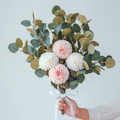 Bridal bouquet photo shoot floral simulation flowers fake flowers decorative flowers