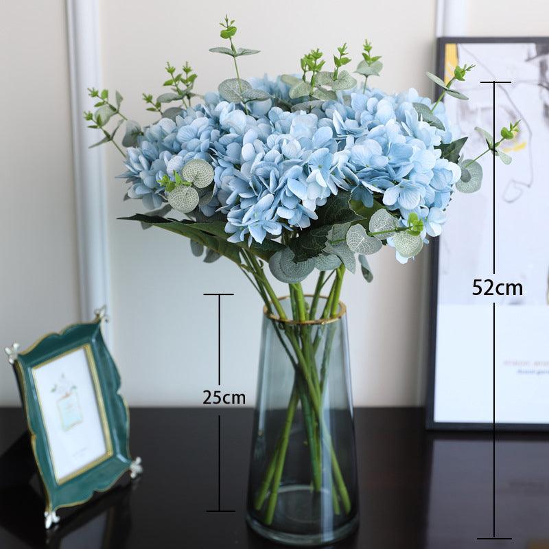 Simulation flower hydrangea bouquet arrangement home living room table arrangement flower