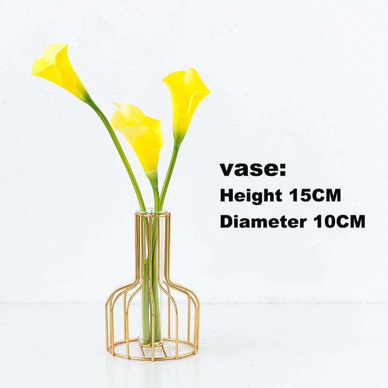 Simulated flower minimalist table decoration