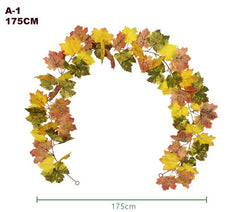 Halloween Decorative Home Imitation Maple Leaf Vine