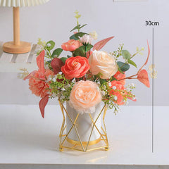 High-grade, light and luxurious fake flower bouquet simulation flower arrangement