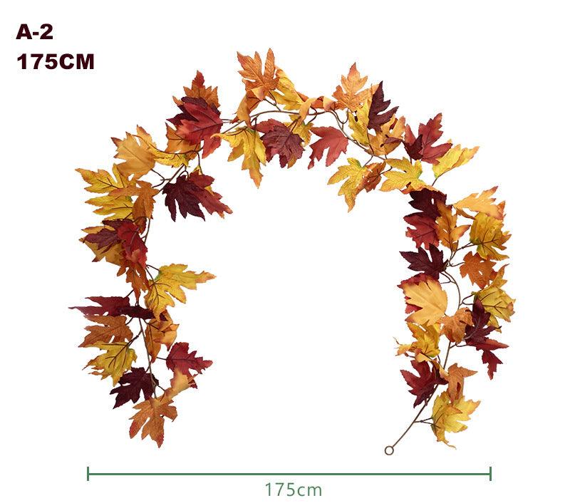 Halloween Decorative Home Imitation Maple Leaf Vine