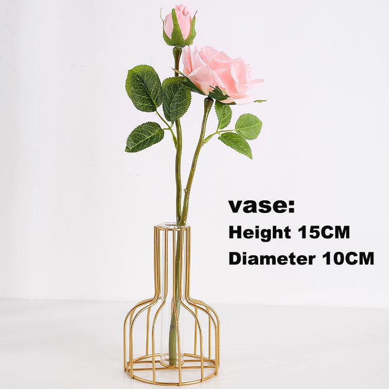 Simulated flower minimalist table decoration