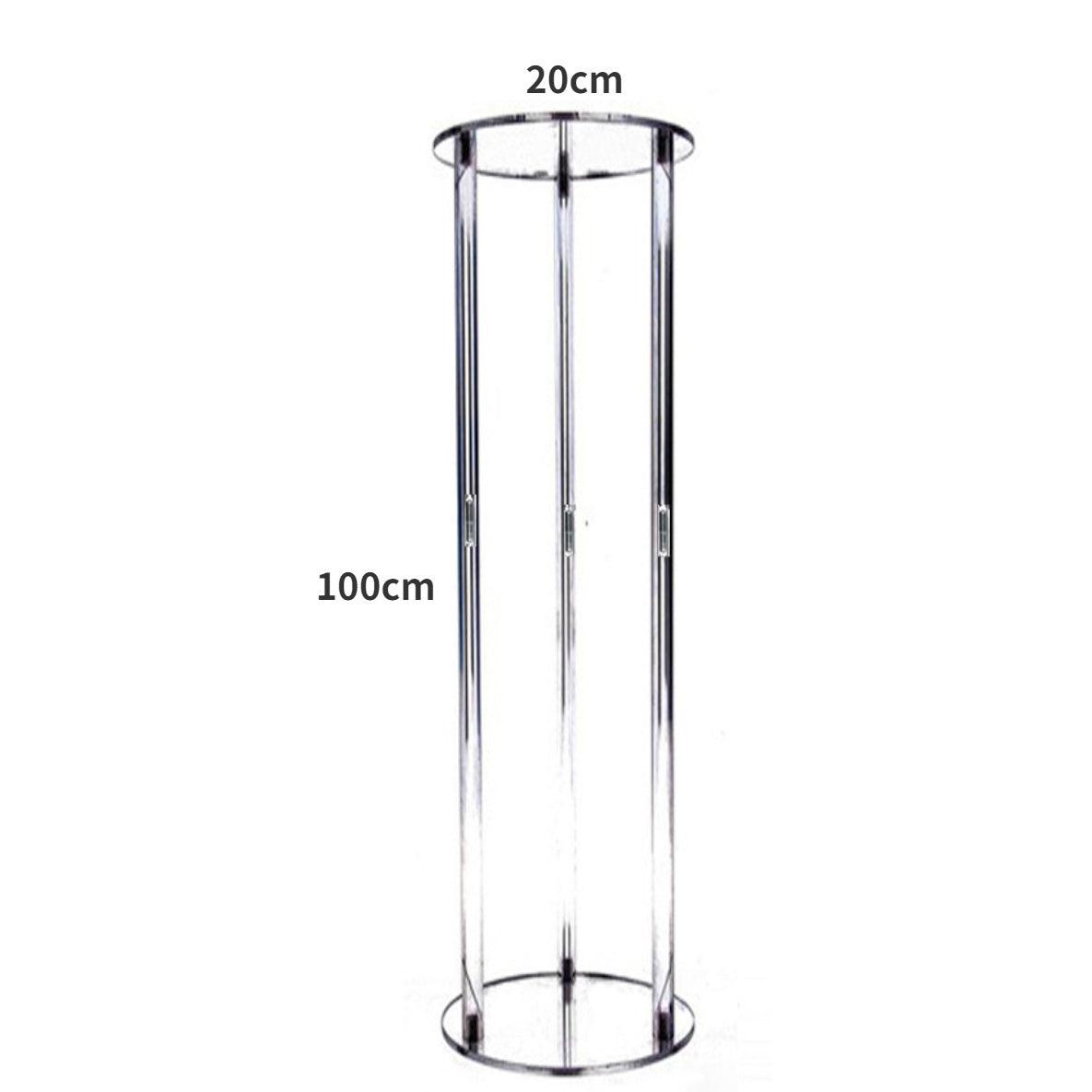 Acrylic flower rack transparent circular wedding props