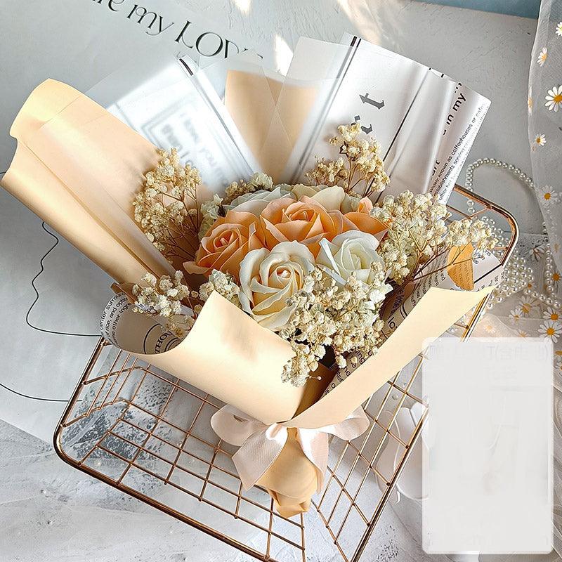 Proposal Wedding Soap Flowers BFF Haute Sensation Birthday Gift Perpetual Flower Bouquet