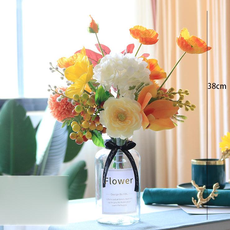 Sunflower Eucalyptus Flower Arrangement Living Room Table Decoration Arrangement