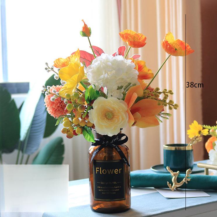 Sunflower Eucalyptus Flower Arrangement Living Room Table Decoration Arrangement