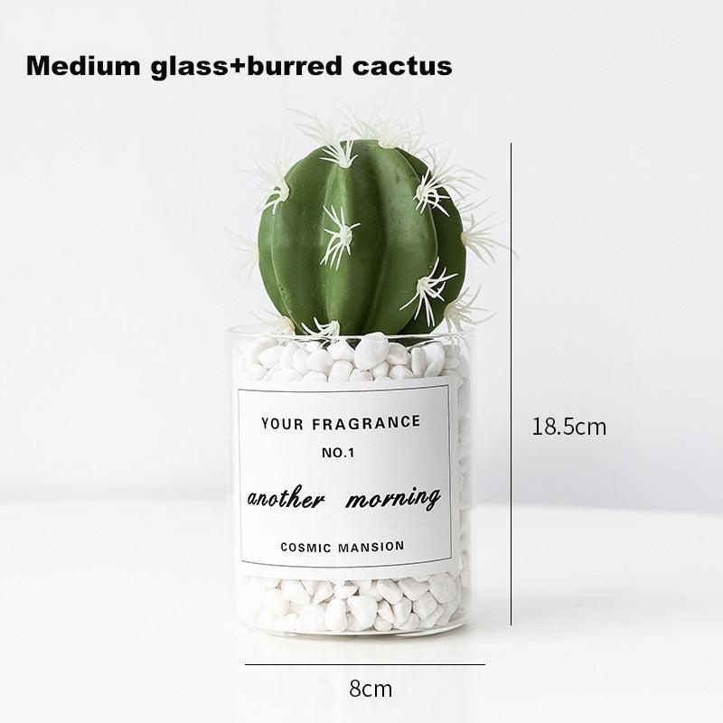 Interior decoration of medium-sized simulated succulent furniture