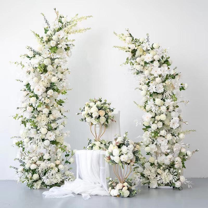 Simulated Mori Wedding Party Background Flower Arch Decoration（No Stand）