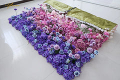 5D Luxury Multicolor Gradient Rose Flower Wall