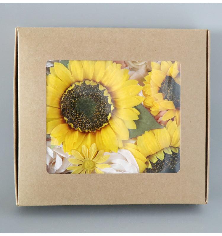 Flower Box Silk Blooming Flowers Sunflower