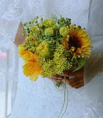 Bridesmaid Bouquet - Sunflower