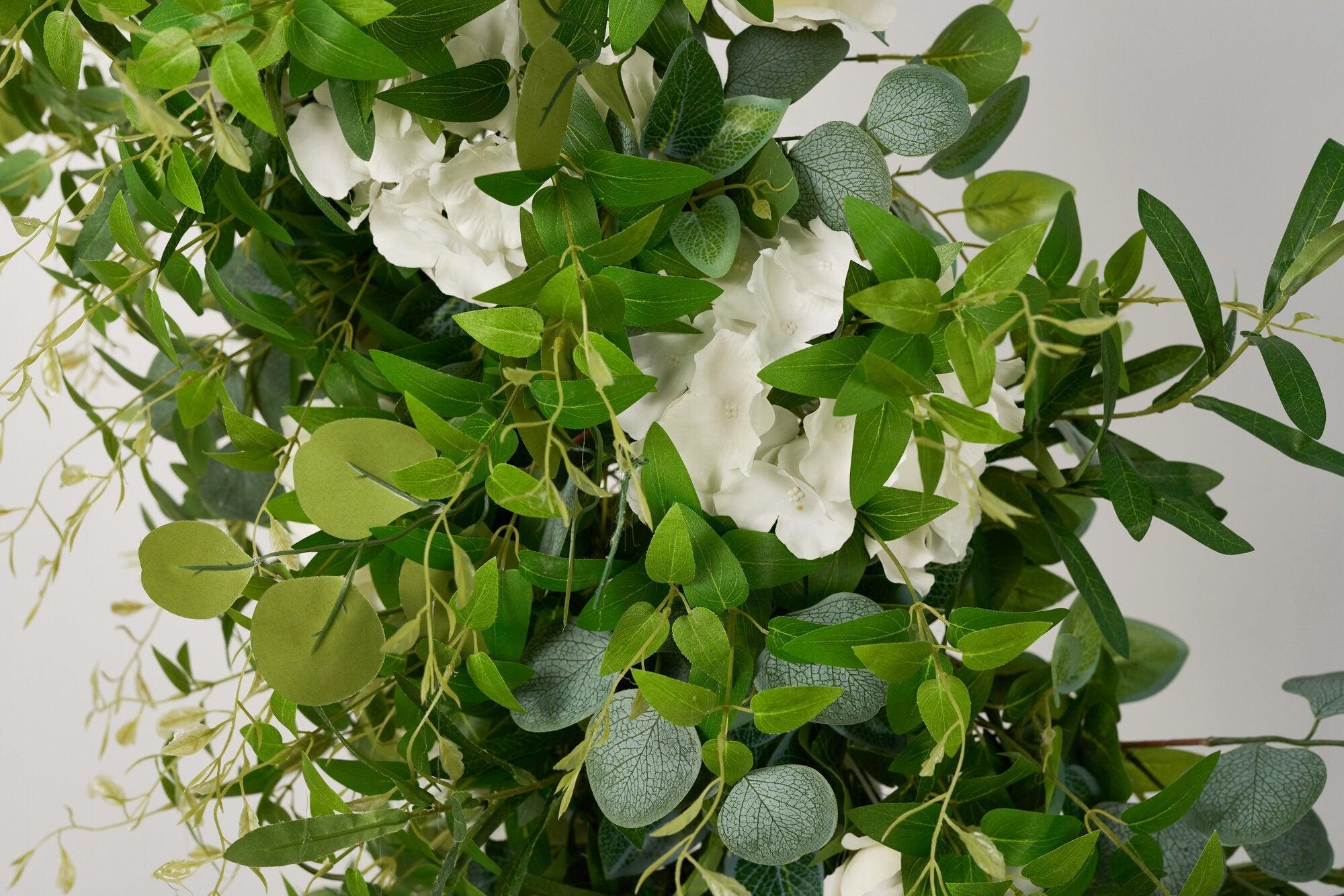 Simulated Flower Arch Green Forest Rose Wedding Party Decoration