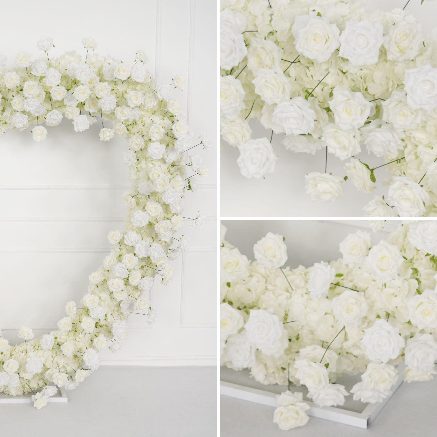 White Rose Wedding Heart-Shaped Arch Figure 7