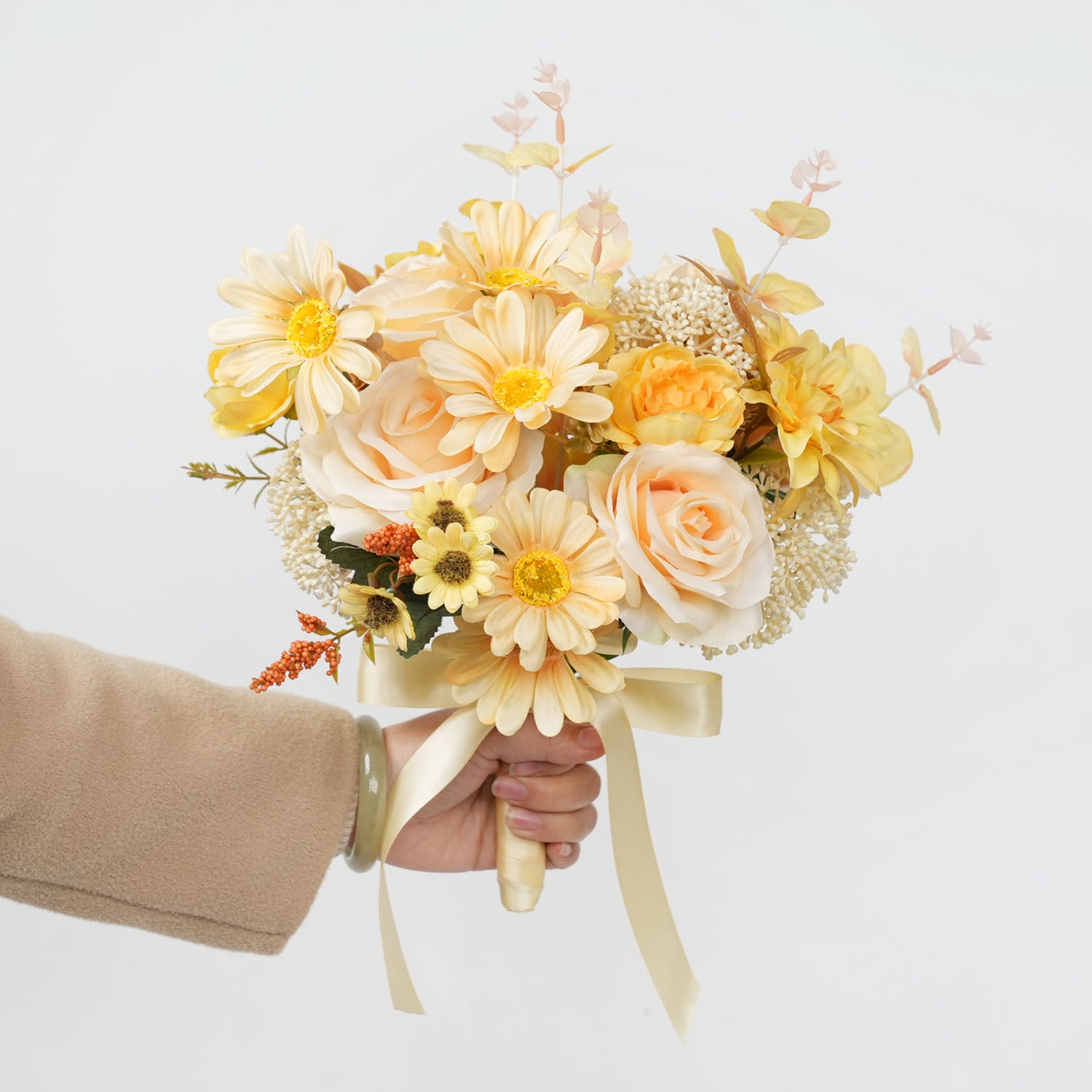 Yellow bridal flowers bouquets 4 picture