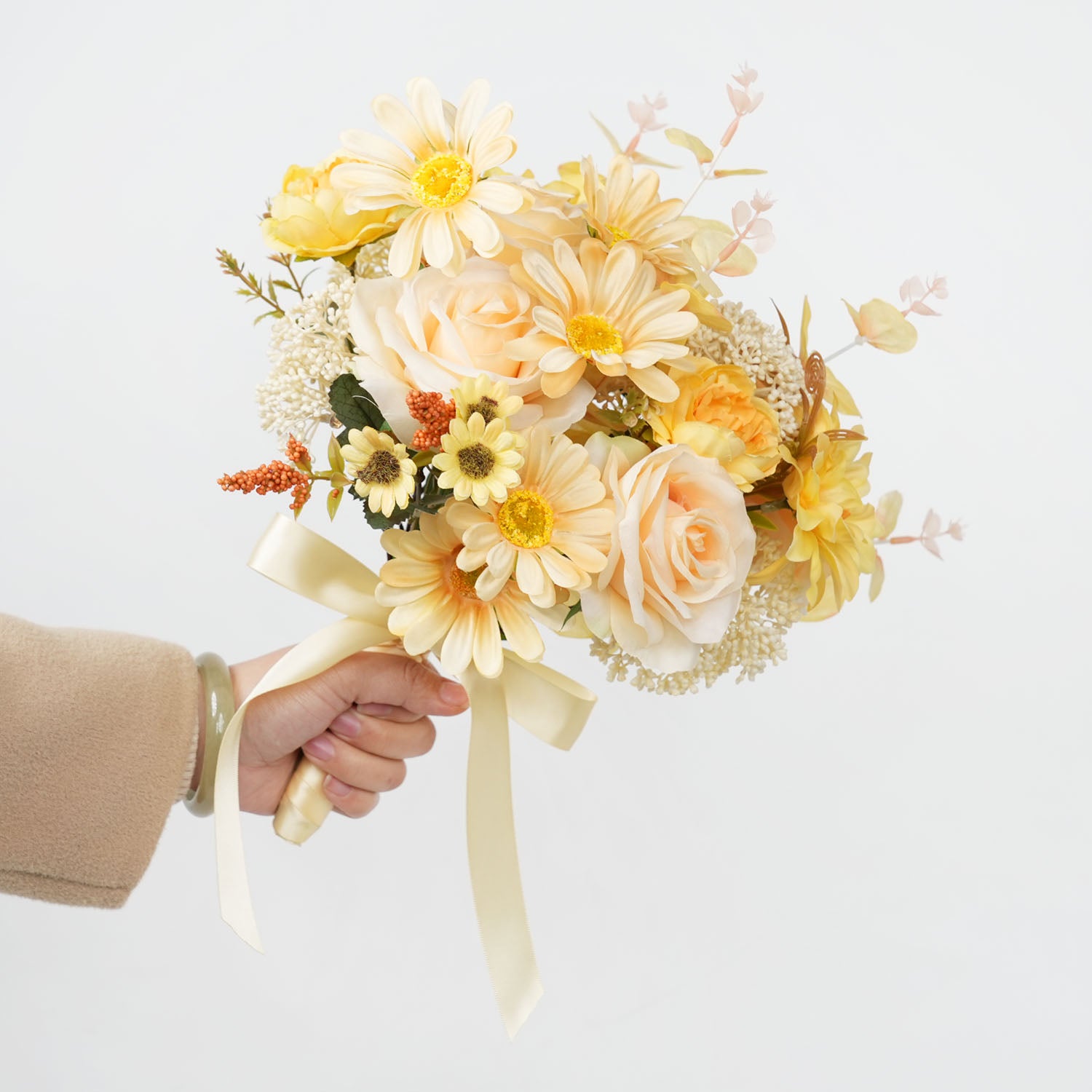 Yellow bridal flowers bouquets 6 picture