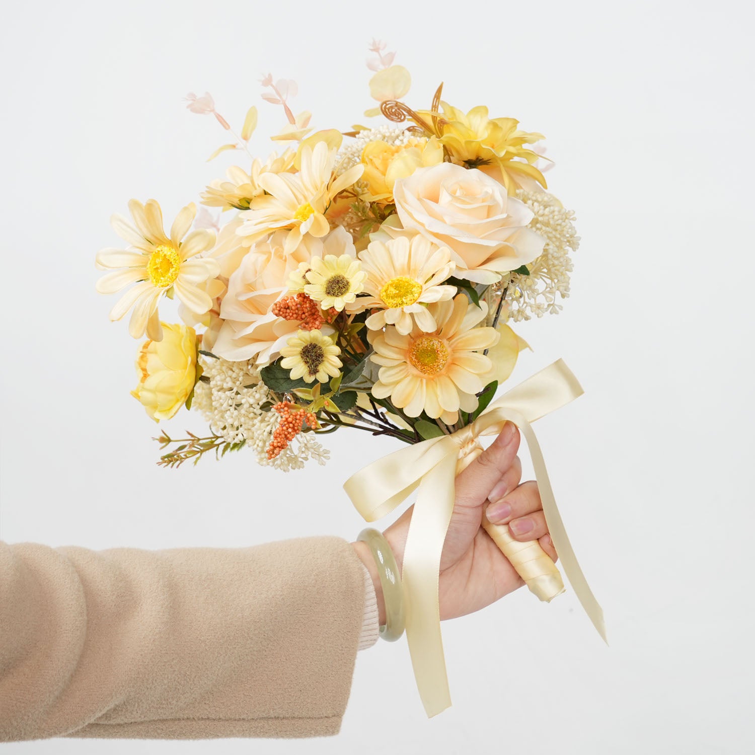 Yellow bridal flowers bouquets 7 picture