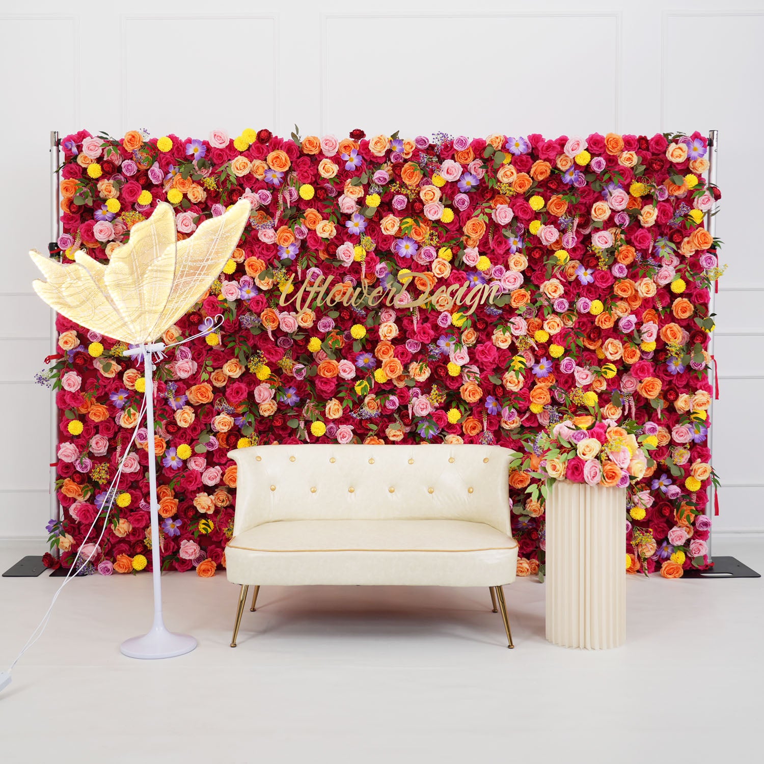 W 3m*H 2m Flower Wall