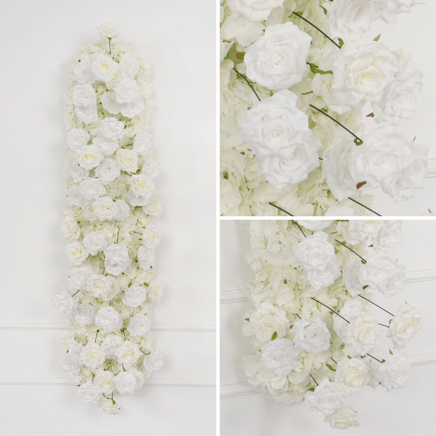 1.5*0.3cm(59 inch * 11.8 inch) Flower Row