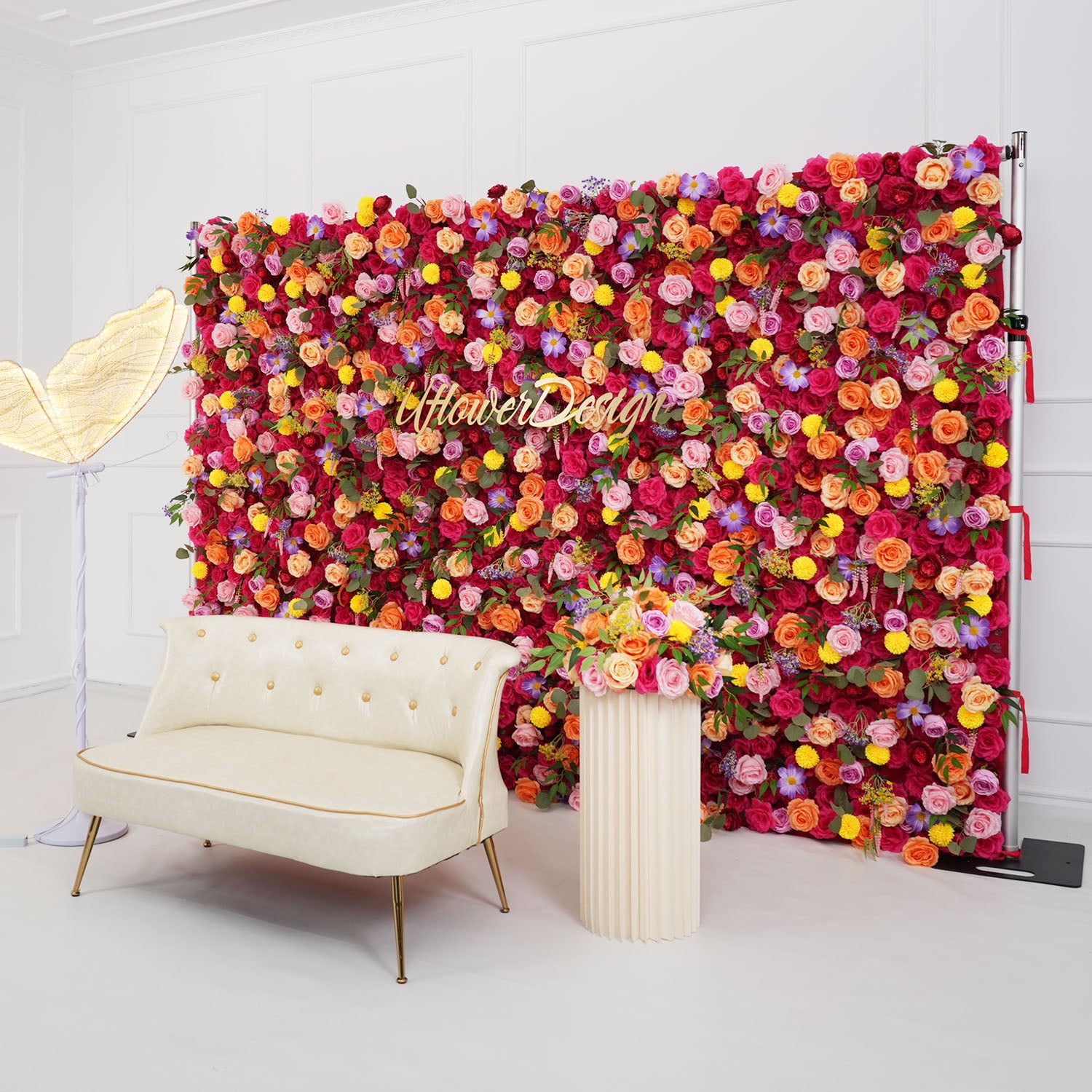 W 3m*H 2m Flower Wall