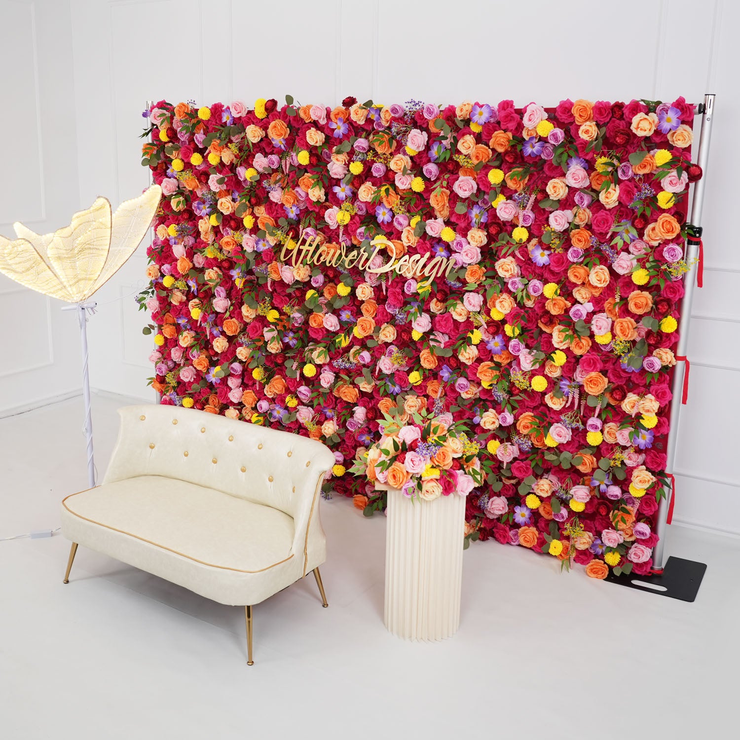 W 3m*H 2m Flower Wall