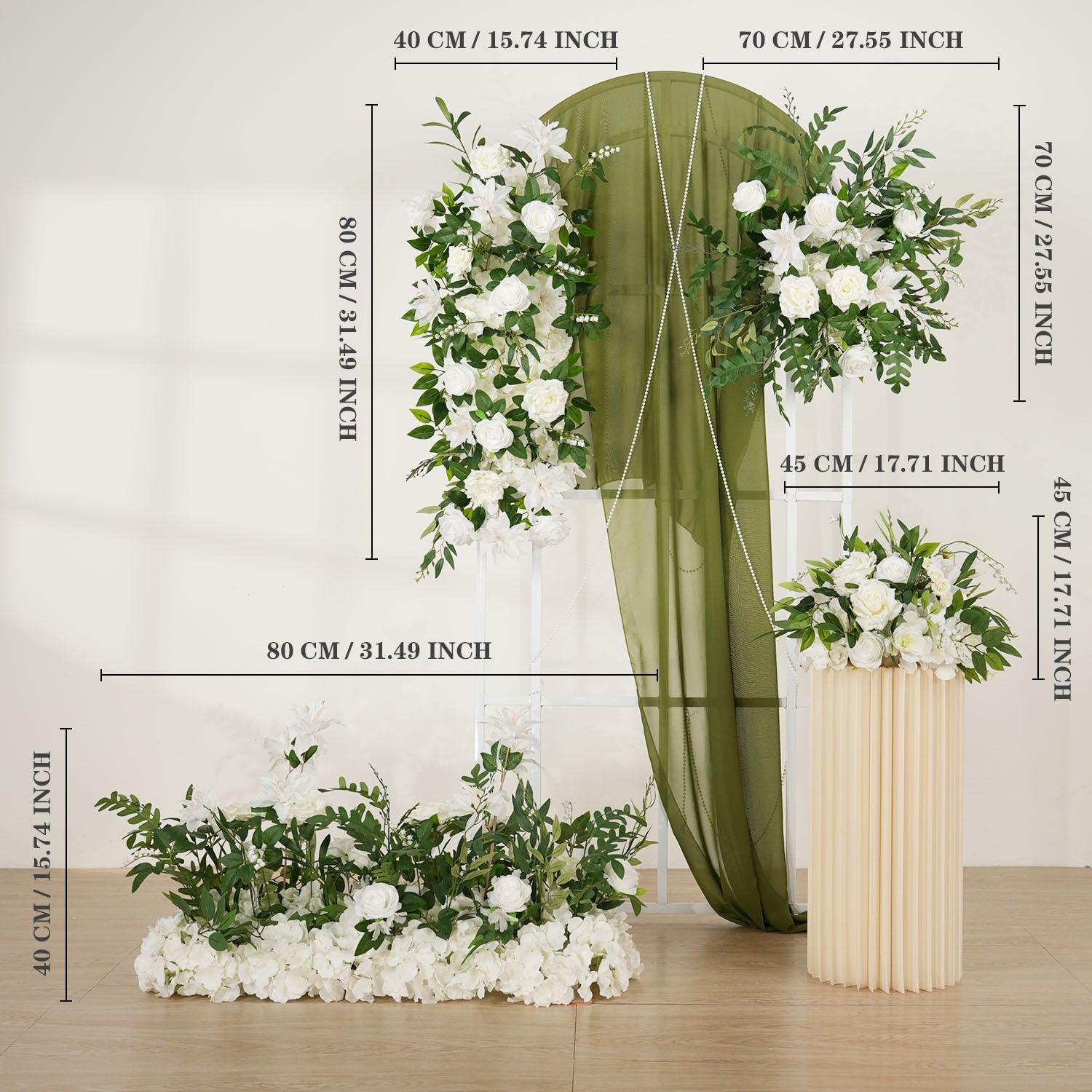 d8White Flower Arch Decora 19 picture