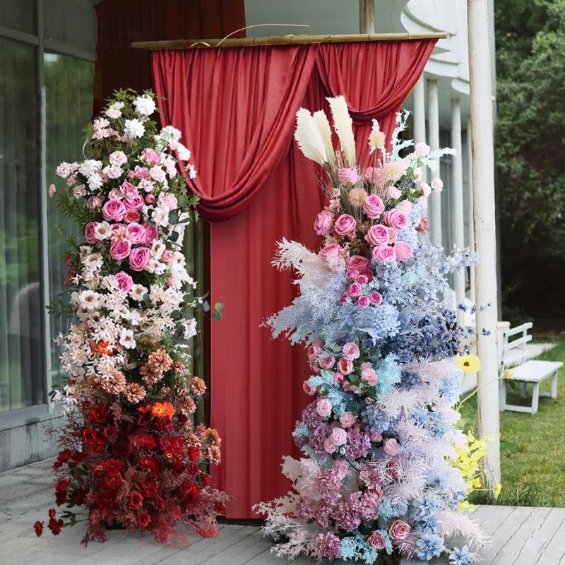 Artificial flower arch Wedding Backdrop Decor for Bridal Shower Simulation Flower Arch Arrangement for Valentines Day