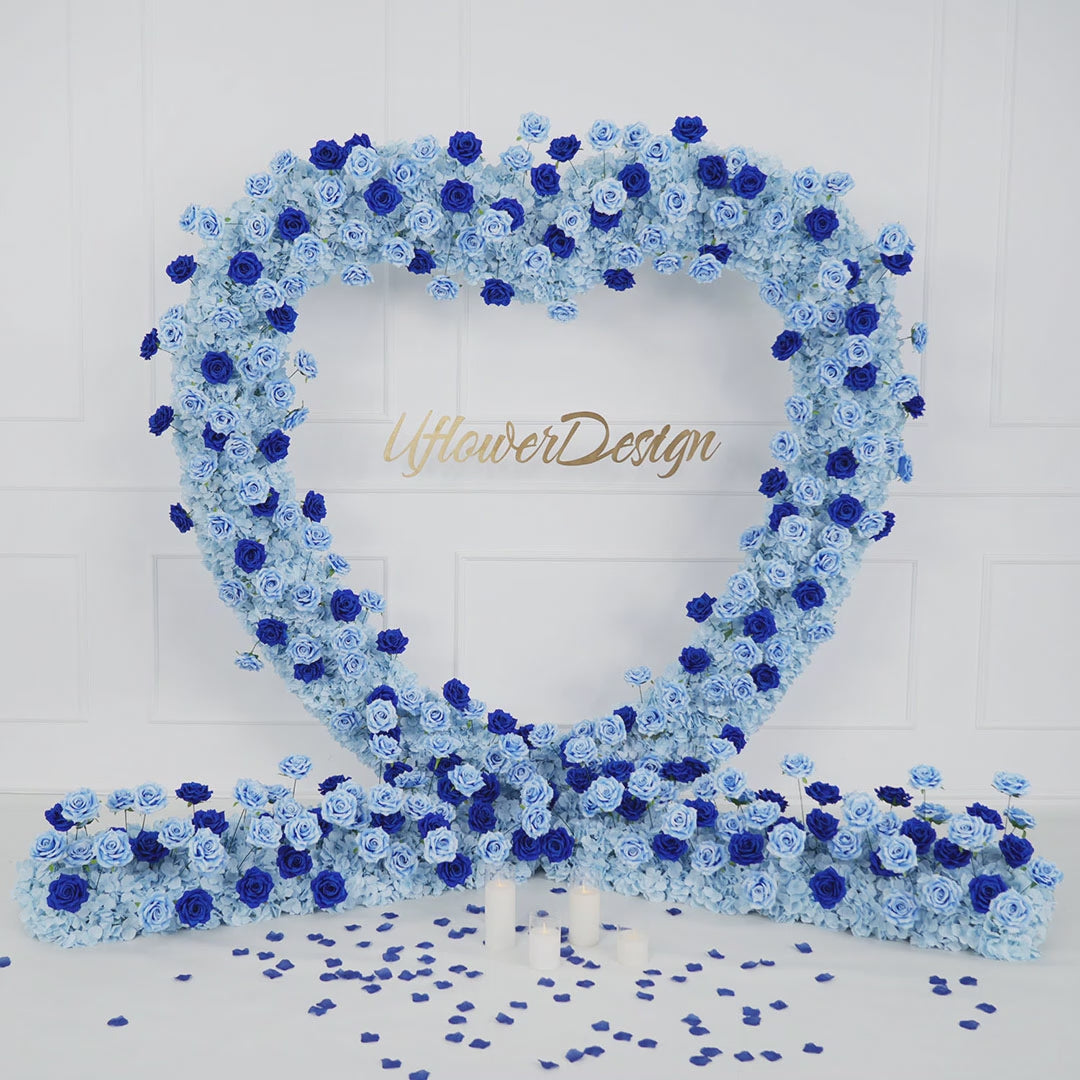 Blue Rose Heart Arch product video
