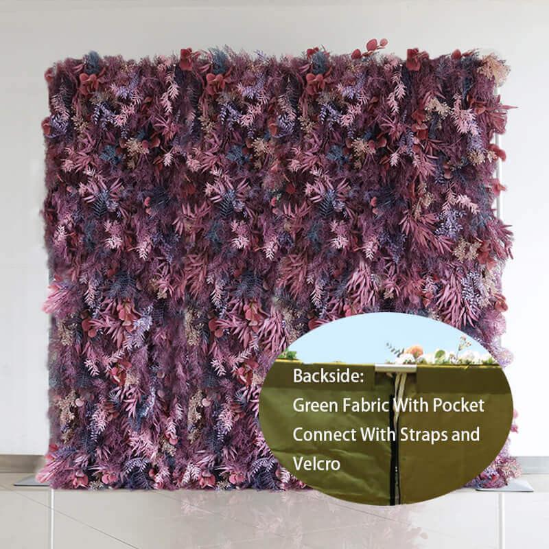 3D Artificial Purple Spruce Leaf Wedding Decoration | Uflower