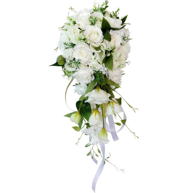 Cascade Bridal Bouquet in White