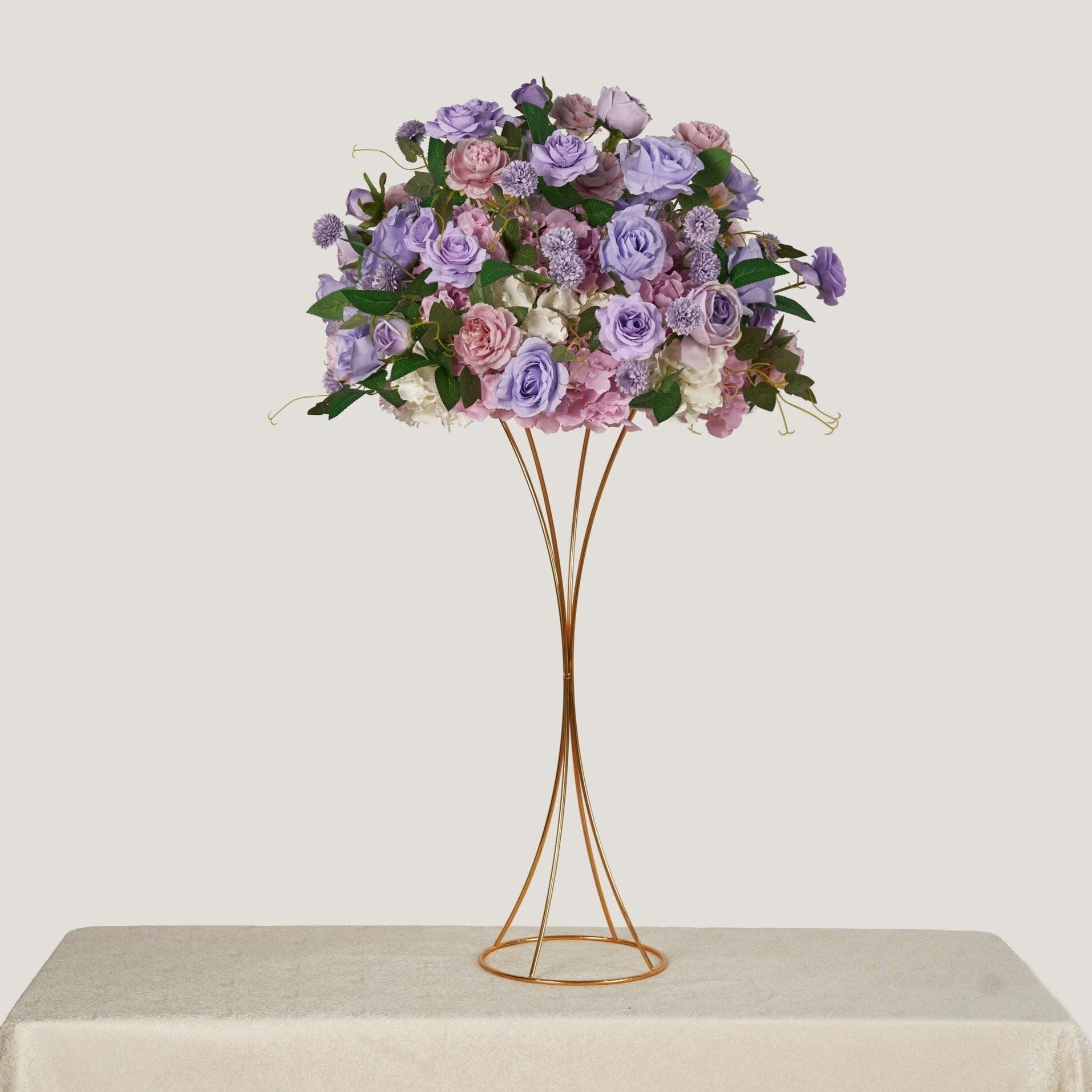 New Flower Ball Retro Purple Rose Wedding Proposal Party Centerpieces Decor