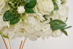 Flower Ball White Rose & Small Hydrangea Wedding Proposal Party Centerpieces Decor