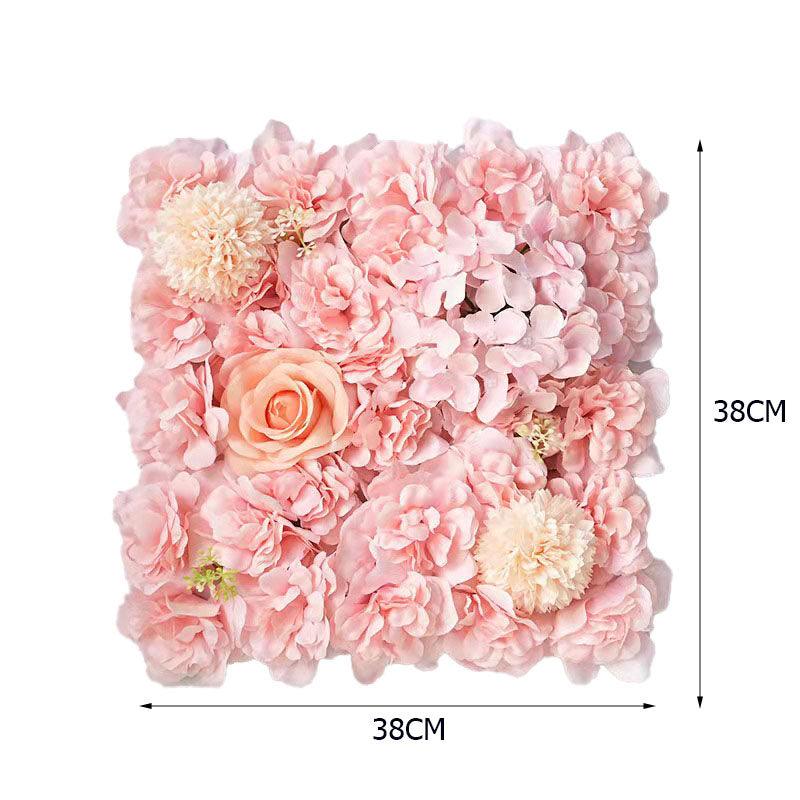 Simulated Rose Wall Wedding Store Window Background Decoration