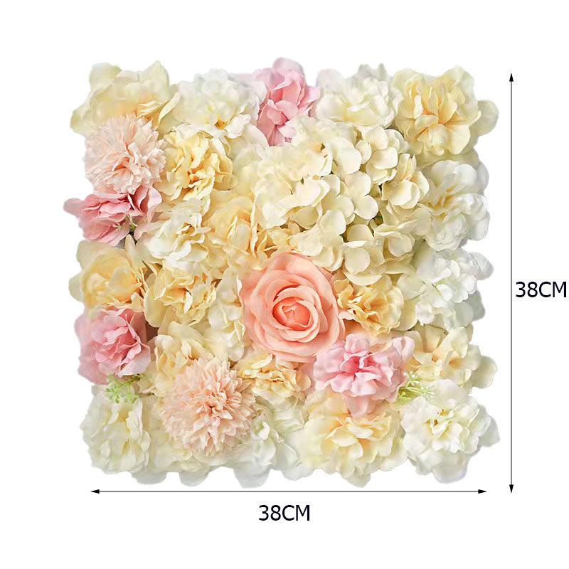 Simulated Rose Wall Wedding Store Window Background Decoration